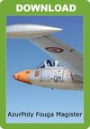 AzurPoly Fouga CM.170 Magister