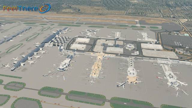 FeelThere - KLAX Los Angeles International Airport (X-Plane 11)