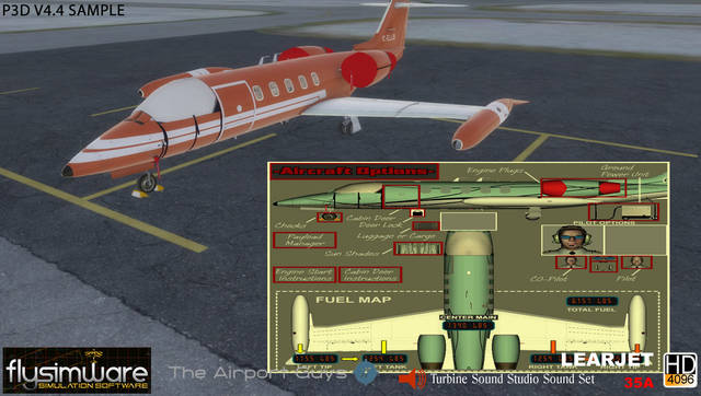 Flysimware Learjet 35A