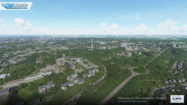 France VFR - Obstacles & VFR Landmarks (for MSFS)