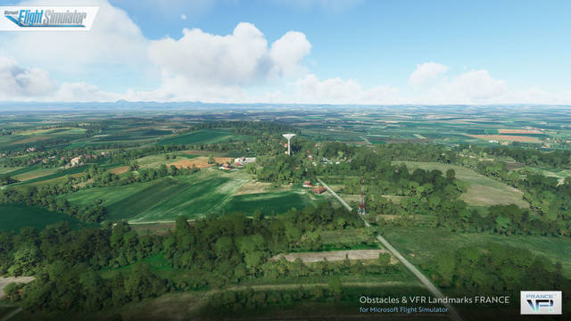 France VFR - Obstacles & VFR Landmarks (for MSFS)