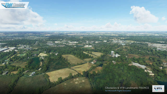 France VFR - Obstacles & VFR Landmarks (for MSFS)
