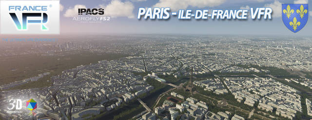 France VFR - Paris-Ile de France VFR (for Aerofly FS 2)
