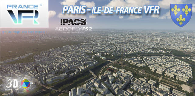 France VFR - Paris-Ile de France VFR (for Aerofly FS 2)