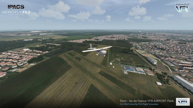 France VFR - Paris - Ile de France VFR Airport Pack (for Aerofly FS 2)
