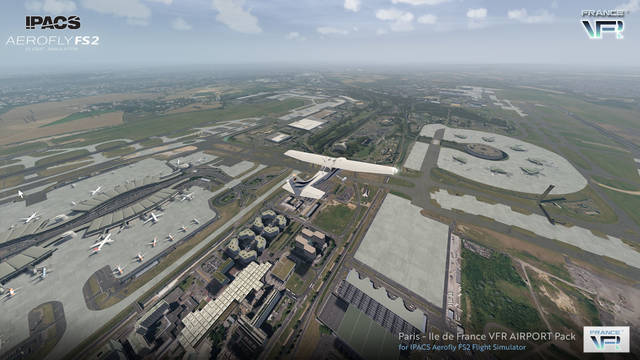 France VFR - Paris - Ile de France VFR Airport Pack (for Aerofly FS 2)