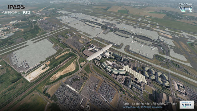 France VFR - Paris - Ile de France VFR Airport Pack (for Aerofly FS 2)