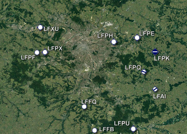 France VFR - Paris - Ile de France VFR Airport Pack (for Aerofly FS 2)