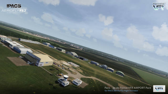 France VFR - Paris - Ile de France VFR Airport Pack (for Aerofly FS 2)