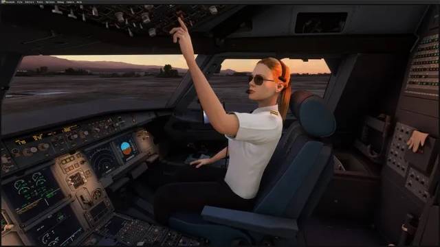 FS2Crew: Animated First Officer - Fenix A320 Edition