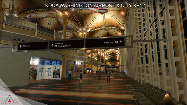 KDCA Washington Airport & City XP12