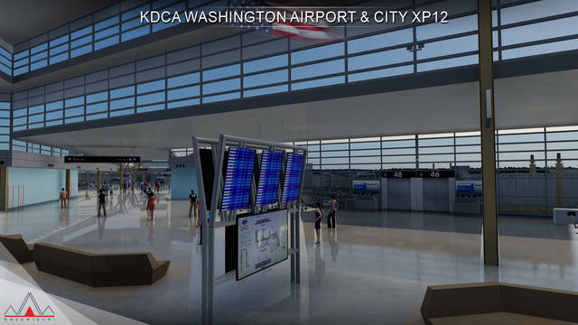 KDCA Washington Airport & City XP12