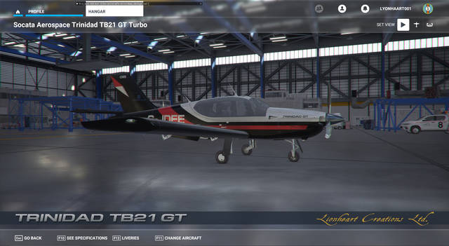 Lionheart Creations Trinidad TB21 GT MSFS