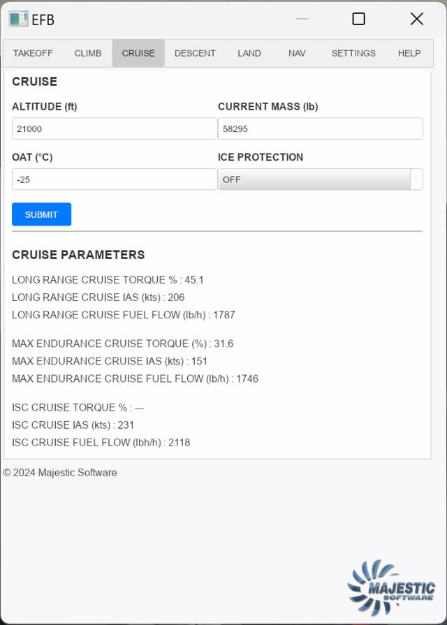 Majestic Software MJC8-Q400 EFB