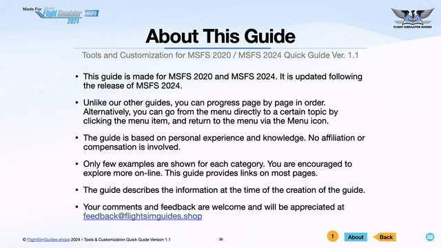 MSFS 2020/2024 Tools & Customization Quick Guide