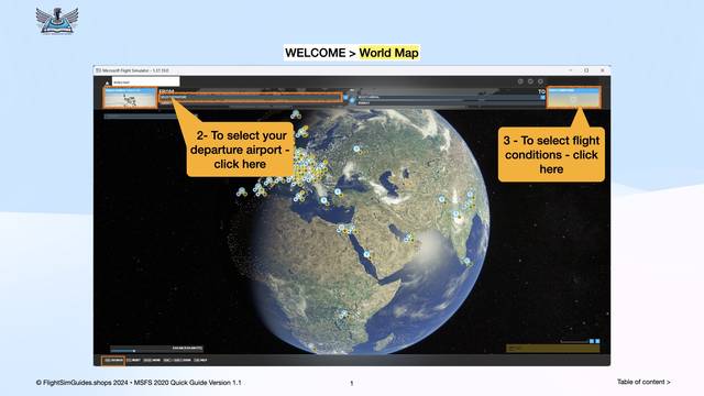 MSFS 2020 Interactive Quick Guide