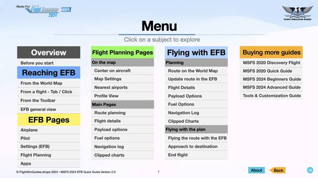 MSFS 2024 EFB Quick Guide