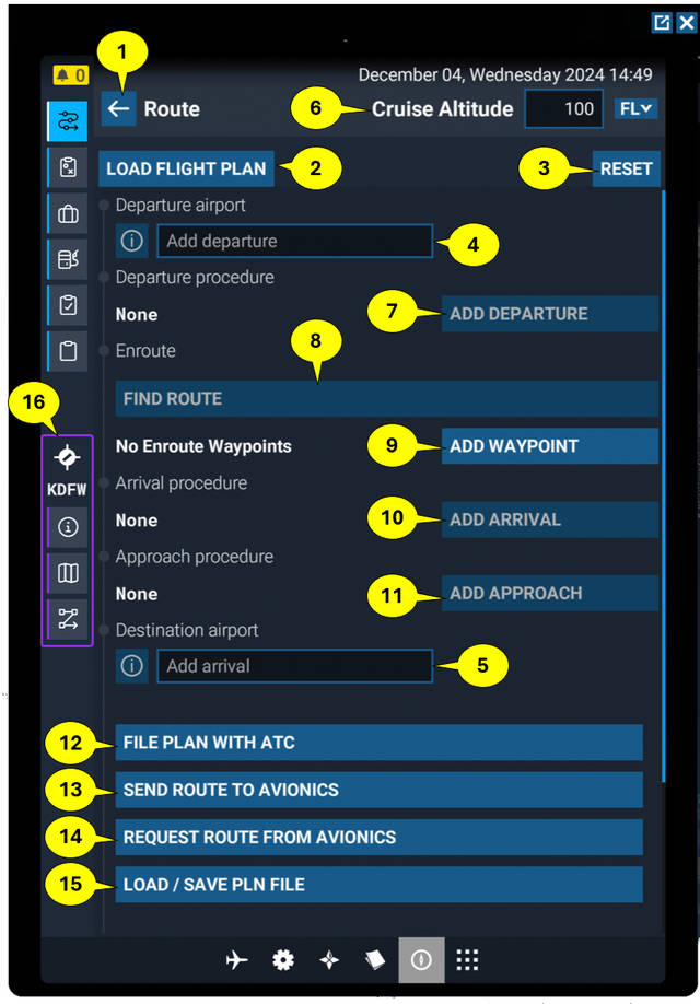 MSFS 2024 Navigation and Flight Planning