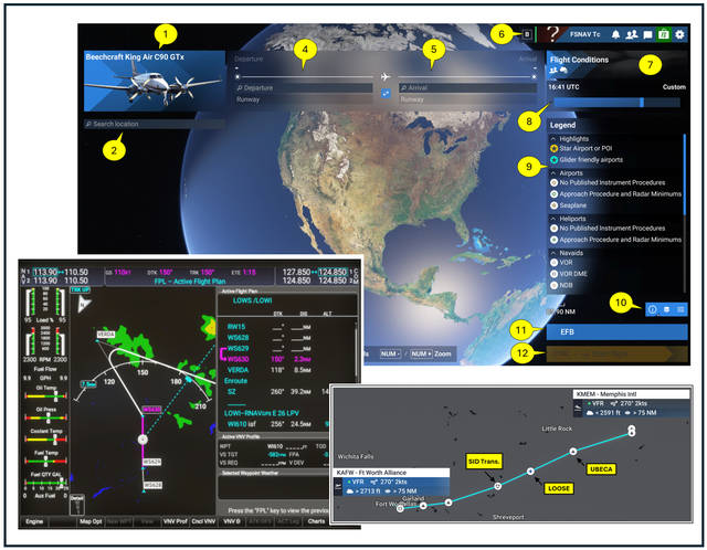 MSFS 2024 Navigation and Flight Planning