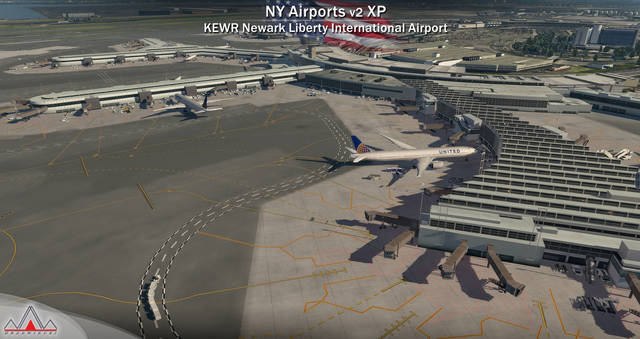 New York Airports XP v2 - KEWR KLDJ KCDW