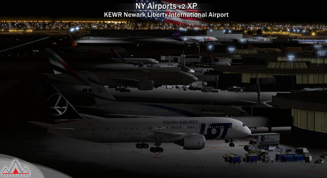 New York Airports XP v2 - KEWR KLDJ KCDW