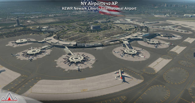 New York Airports XP v2 - KEWR KLDJ KCDW