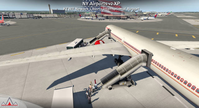 New York Airports XP v2 - KEWR KLDJ KCDW