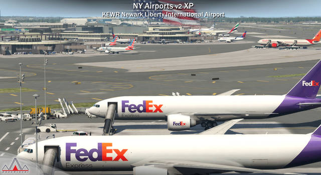 New York Airports XP v2 - KEWR KLDJ KCDW