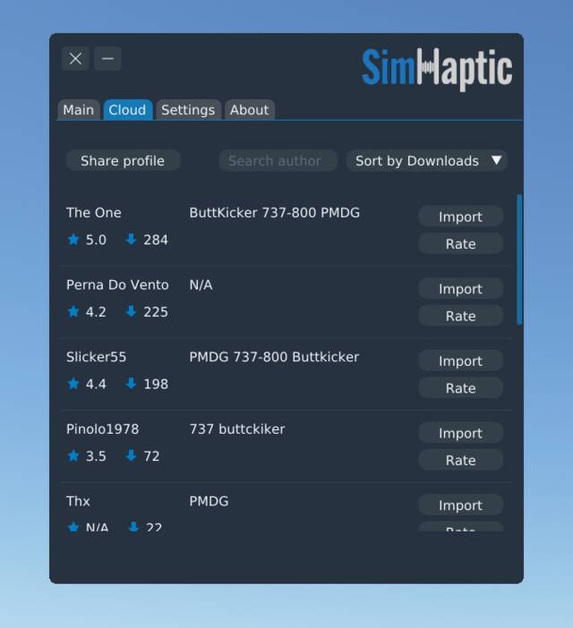rkApps SimHaptic