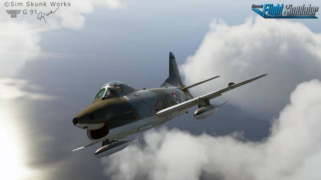 Sim Skunk Works Aeritalia-Fiat G-91 MSFS
