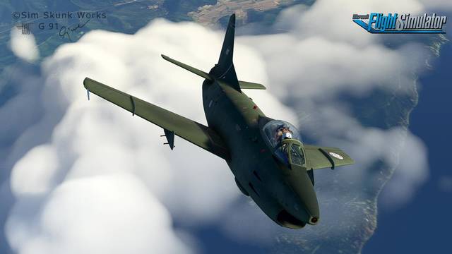 Sim Skunk Works Aeritalia-Fiat G-91 MSFS