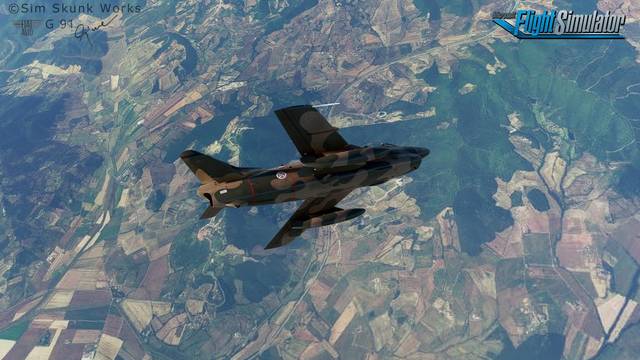 Sim Skunk Works Aeritalia-Fiat G-91 MSFS