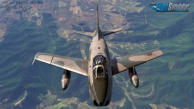 Sim Skunk Works Aeritalia-Fiat G-91 MSFS