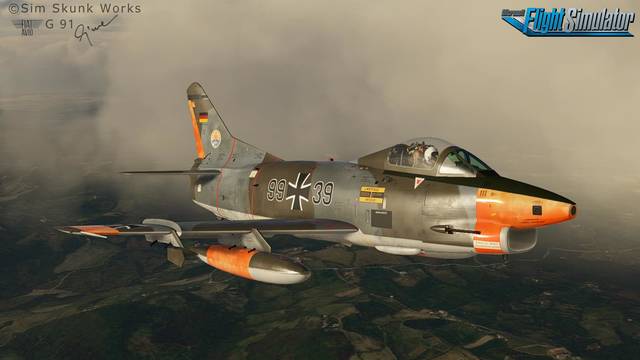 Sim Skunk Works Aeritalia-Fiat G-91 MSFS