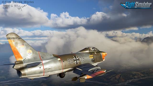 Sim Skunk Works Aeritalia-Fiat G-91 MSFS