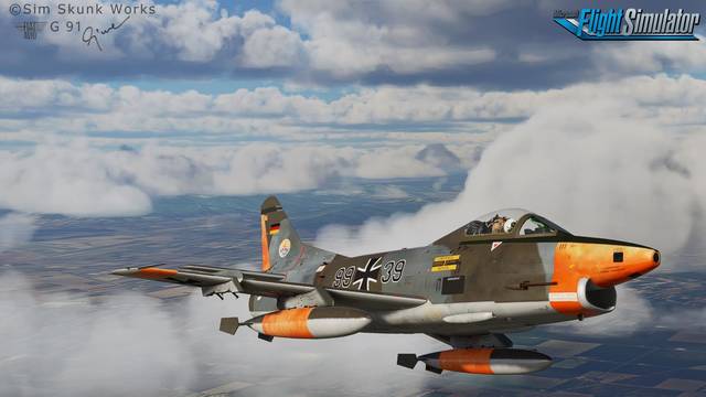 Sim Skunk Works Aeritalia-Fiat G-91 MSFS