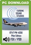 TSS Boeing 747 PW-4056 Pilot Edition Sound Package