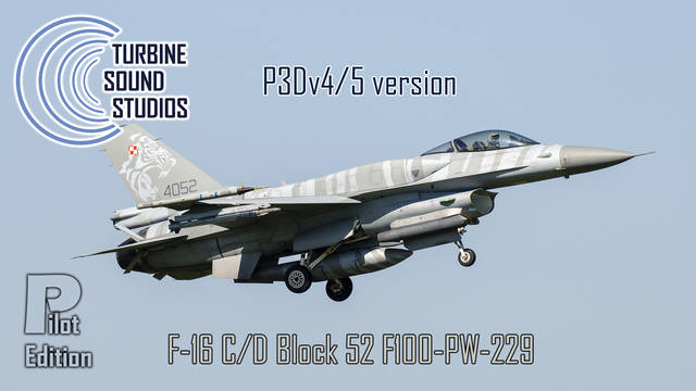 TSS F-16 C/D PW-229 Pilot Edition Sound Package
