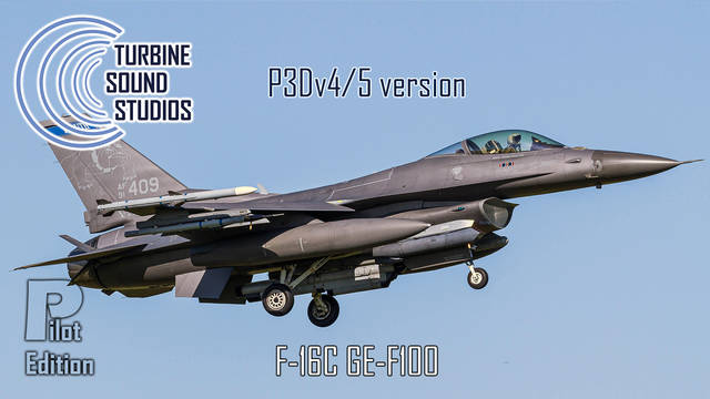 TSS F-16C GE-F100 Pilot Edition Sound Package