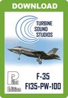 TSS F-35 F135-PW-100 Lightning II Pilot Edition Sound Package