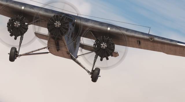 Tukan Flight Sim - Ford Trimotor 5AT 'Tin Goose'