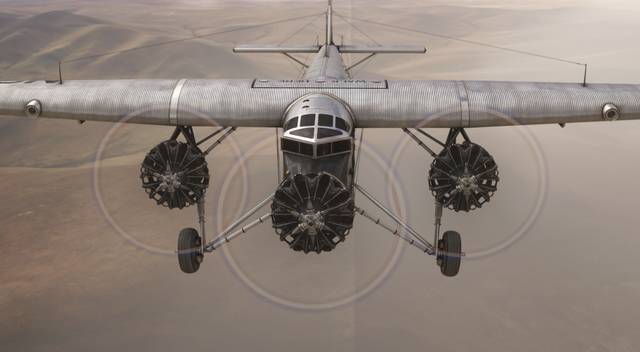 Tukan Flight Sim - Ford Trimotor 5AT 'Tin Goose'