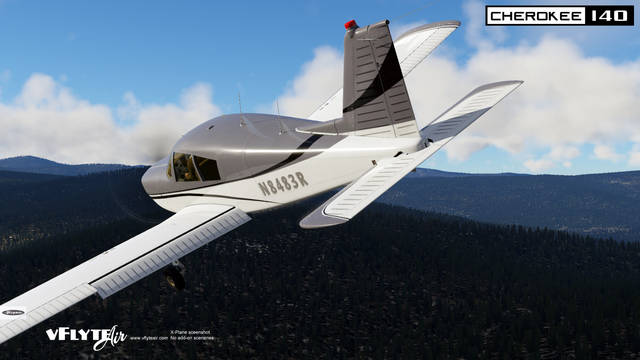 vFlyteAir Piper Cherokee 140 (X-Plane 12)