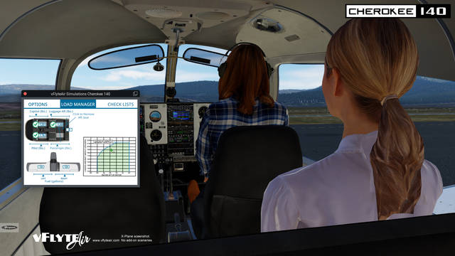 vFlyteAir Piper Cherokee 140 (X-Plane 12)