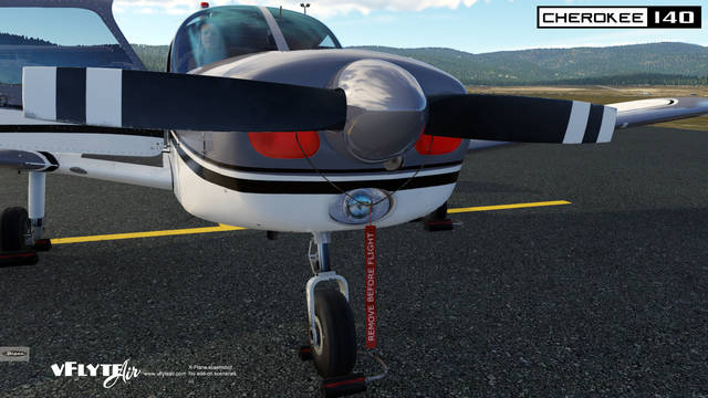 vFlyteAir Piper Cherokee 140 (X-Plane 12)