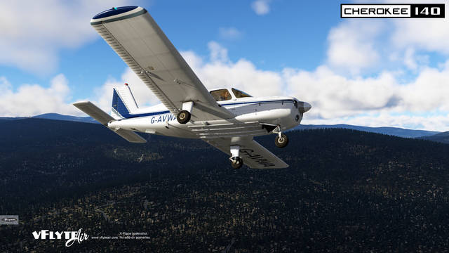 vFlyteAir Piper Cherokee 140 (X-Plane 12)