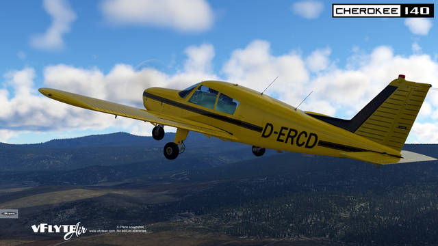 vFlyteAir Piper Cherokee 140 (X-Plane 12)