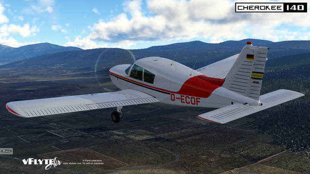 vFlyteAir Piper Cherokee 140 (X-Plane 12)