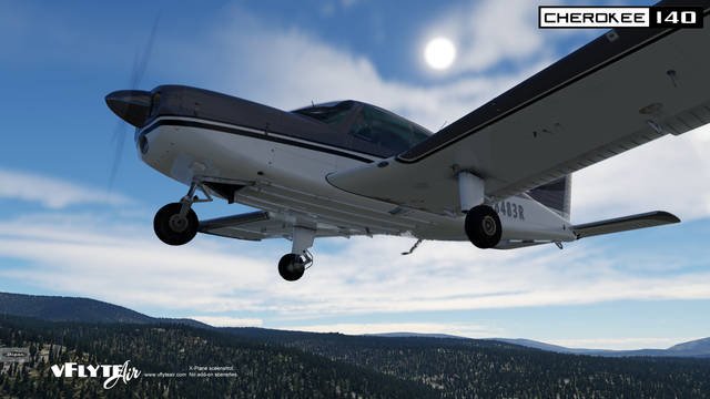 vFlyteAir Piper Cherokee 140 (X-Plane 12)