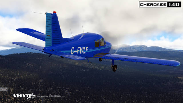 vFlyteAir Piper Cherokee 140 (X-Plane 12)